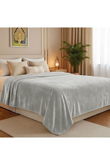 Roshen Cloud Home Blanket 1800g, double, plain, luxurious roll