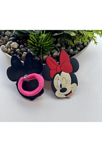 NEHİRDEN Miki Mouse Figured Silicone Rubber Buckle 2 Pieces