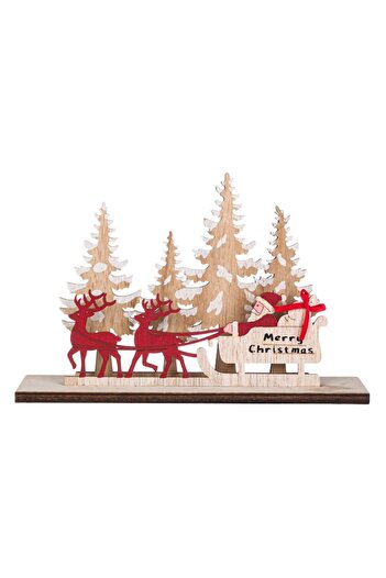OEM Decorative Christmas table ornament, xmas, multicolor, 15 cm