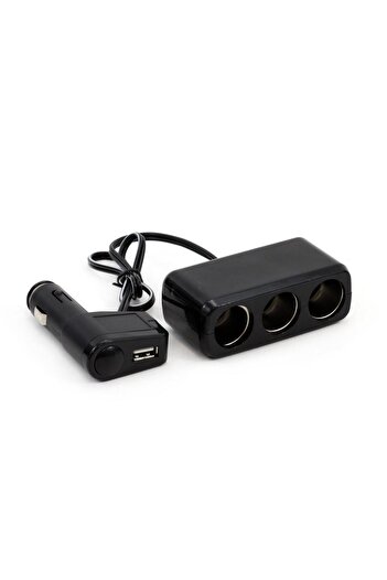 All Car cigarette lighter splitter SOC 2 3+1 USB