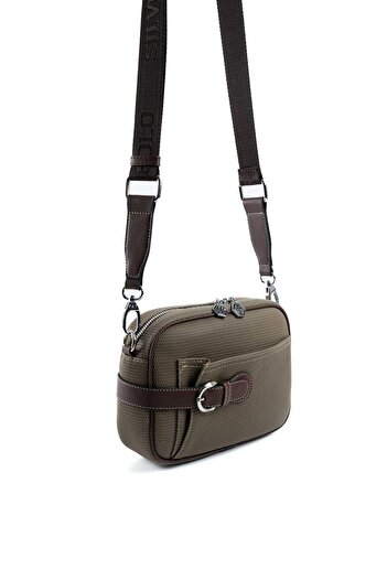 Silver Polo Silver & Polo L.Haki - Brown Sp1256 Women's Crossbody Bag