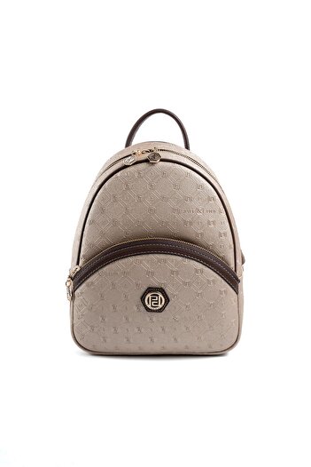 Silver Polo Γυναικείο σακίδιο πλάτης Silver & Polo Nut - Brown SP945