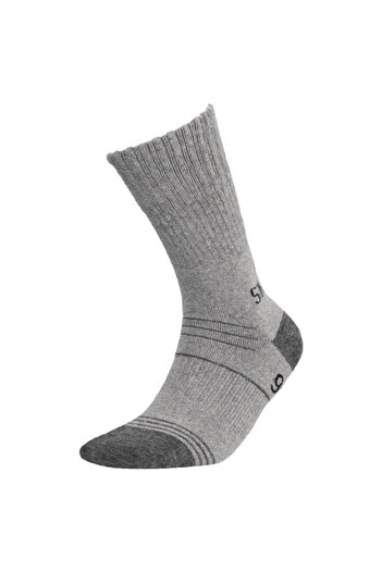 InMove Trekking Deodorant Silverwool Socks with Silver Ions and Merino Wool, Grey, 44-46