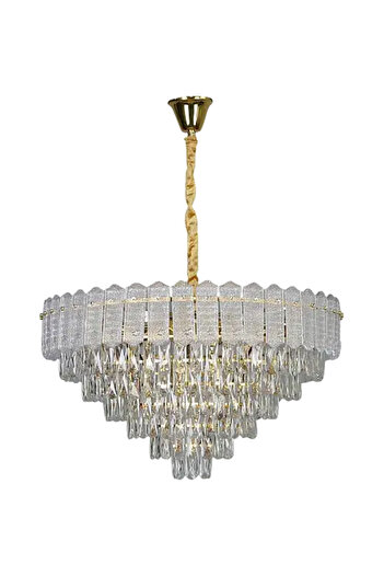HAMER Luxury Crystal Chandelier, Modern Gold Chandelier, 80cm