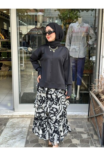 Missemramiss 4872 Scuba Tunic Blouse