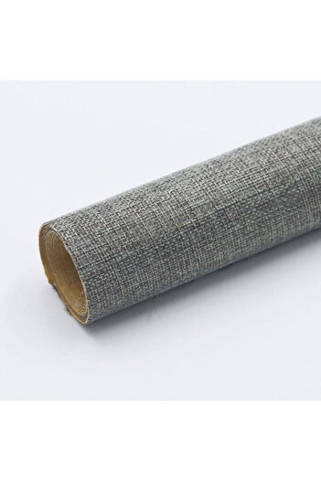 LUXER Self-adhesive textile film 145x50 cm – Dark Grey – furniture decoration, upholstery repairs, DIY projects