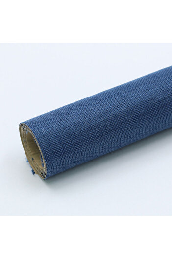 LUXER Self-adhesive textile film 145x50 cm – Dark Blue – furniture decoration, upholstery repairs, DIY projects