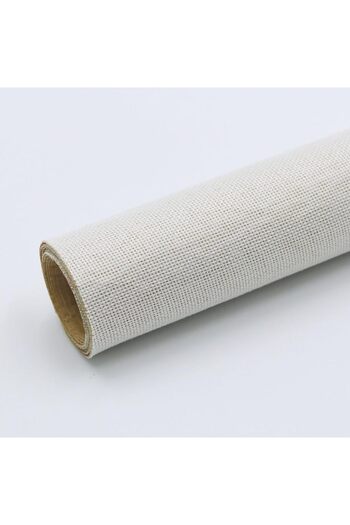 LUXER Self-adhesive textile foil 145x50 cm – Cream – furniture decoration, upholstery repairs, DIY projects