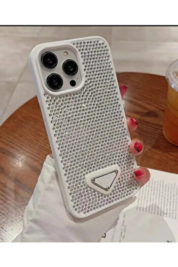 kılıfsuar iPhone 16 Pro Compatible Prda Luxury Stone Branded Case