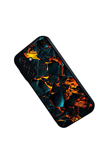 BGAKSESUAR Samsung Galaxy A17 Matte Compatible Black Case – Soft Silicone, Protective, Shock-Absorbing Cover