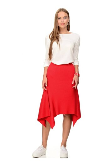 LİMON COMPANY asymmetrical midi skirt