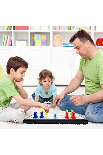 TSUMAB Funny Ludo Family Board Game – Classic Multiplayer Strategy Game for Kids & Adults