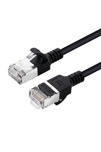 Other MicroConnect CAT6A U-FTP Slim LSZH Network Cable 1.5m Black, V-FTP6A015S-SLIM