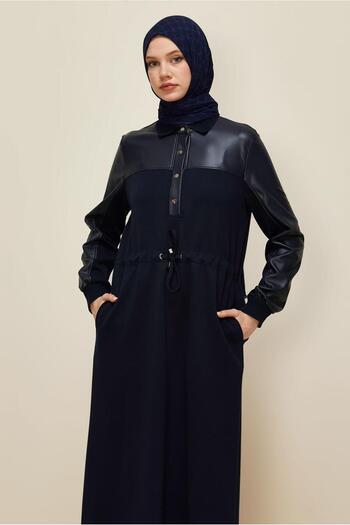 Alvina Shirt Collar Tracksuit Dress 45996