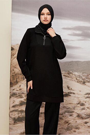 Alvina Zipped Collar Tracksuit Tunic 45287
