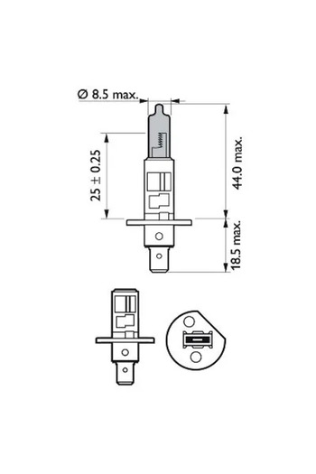 Philips Bec far faza lunga RENAULT LATITUDE (L70_) 2010-2019