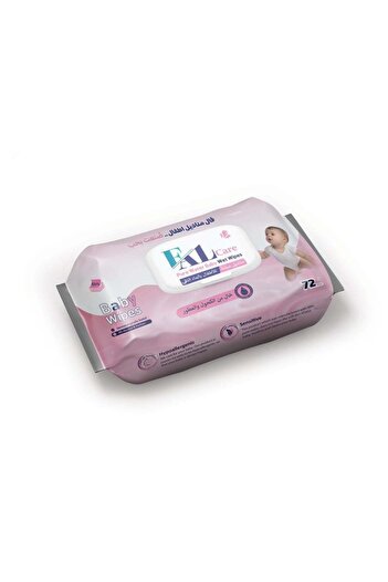 Fal Care Pure Water Baby Wipes - For Girls, 72 Wipes