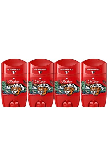 Old Spice Antiperspirant Stick 50ml - Set of 4 (Tigerclaw, All Day Fresh, Intense Fresh)