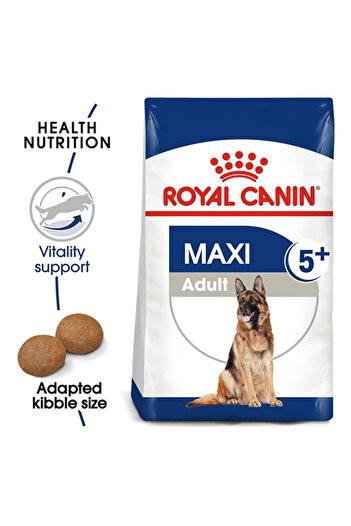 Royal Canin Dog Dry Food Size Health Nutrition Maxi Adult 5+ 15 Kg