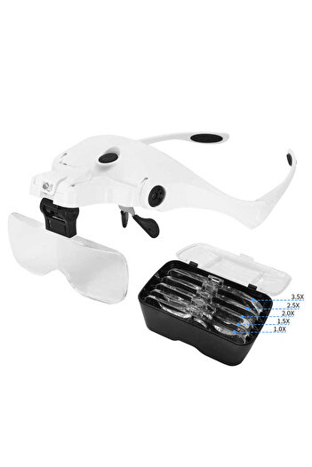MOHAMED Magnifying Glasses with LED 9892B2 - 5 MAGNIFYING GLASS