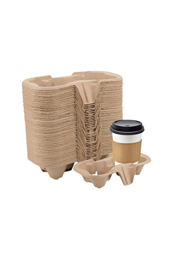 Generic Double Paper Cup Holder Pack (50 pieces)