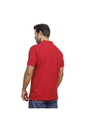 COUP Men Poloshirt With Short Sleeves - Red