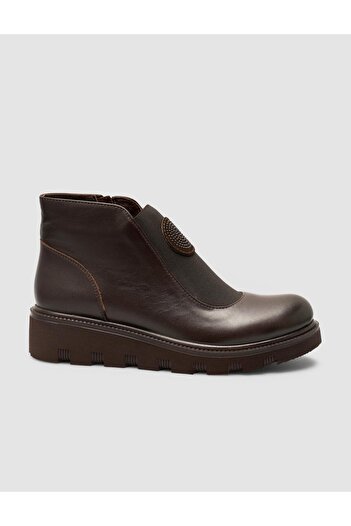 Cabani 100% Genuine Leather Stone Brown Women's Boots