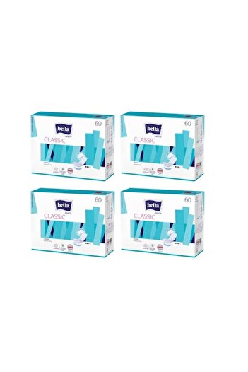 Bella Set 4 x daily panty liners 60 pcs Panty Classic — efficient absorption, comfort