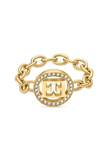 Escada Isabella Gold Plated Ring For Women 52MM