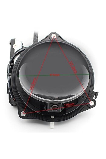 OEM Rear view camera compatible with VW Passat B6, B7, Golf 6, EOS, CC, BEETLE, Polo - C4807 Black