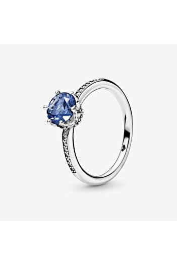 DORA Blue Sparkling Crown Ring