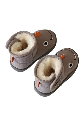 MASHASHOP Children's boots, Apawwa C5500R, Dino model, flexible sole, grey, size 20