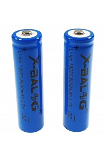 XL Set of 2 8800 mAH 3.7 V Li-ion 18650 batteries