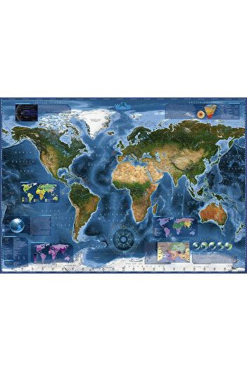 Heye Puzzle 2000 pieces Satellite Map 29797