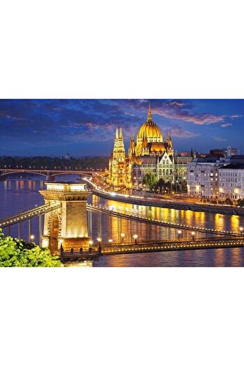 Castorland Puzzle 2000 pieces Budapest view at dusk 200405