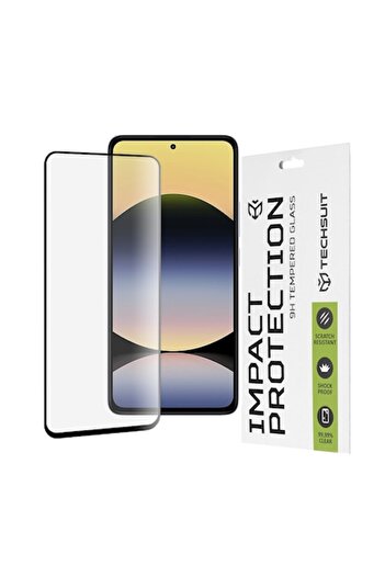 Juls Screen protector for Xiaomi Redmi Note 14 4G/5G, M71, Tempered Glass, Black