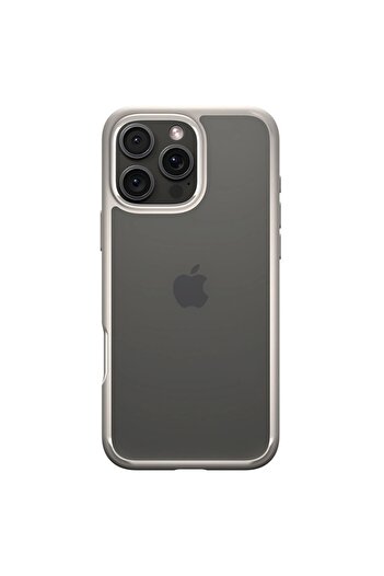 Spigen Ultra Hybrid H66 Silicone Case for iPhone 16 Pro Max - Titanium