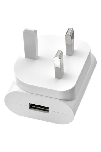 IKEA SMÅHAGEL 1-port USB charger, white