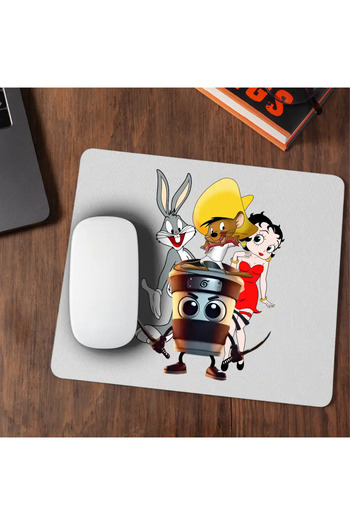 OEM Mousepad Speedy Gonzales Capucino Asasino Bugs Bunny Betty Boop