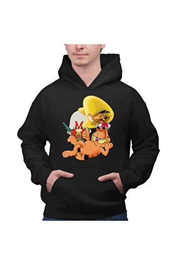 OEM Men's Hoodie Speedy Gonzales Garfield Yosemite Sam Cartoons