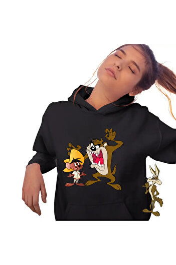 OEM Women's Speedy Gonzalez Taz Tasmanian Devil Hoodie