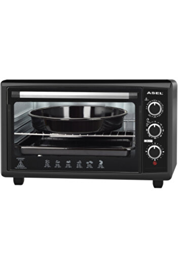 Asel Electric Oven 40 L 1300 W - Black