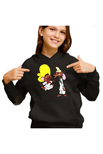 OEM Kids Girls' Speedy Gonzales Slowpoke Rodriguez Hoodie