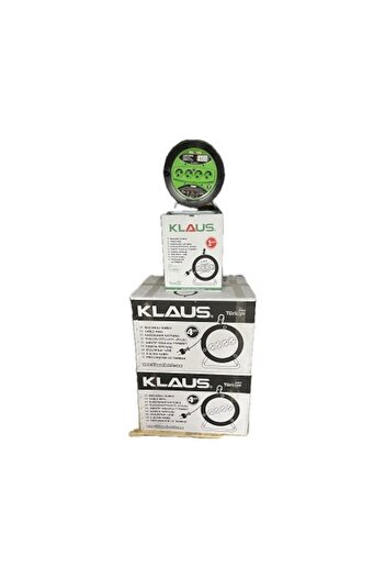 Klaus 50m Cable Reel Extension 3x2.5mm² with 4 Sockets