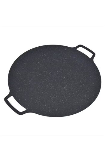 HYT Japanese Multilayer Metal Hotplate with Non-Stick Grill Surface, Diameter 30 cm