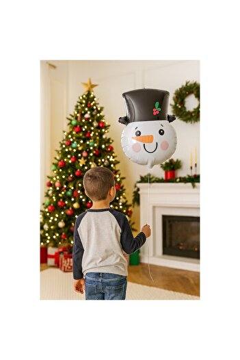 OEM Snowman Foil Balloon, 57 cm (White)