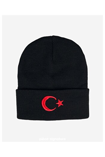 PIECE SIGNATURE Flag Embroidered Beret