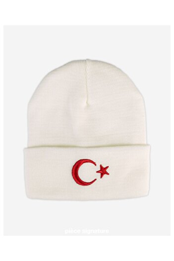 PIECE SIGNATURE Flag Embroidered Beret