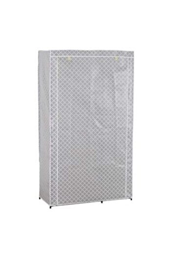 OEM Textile Wardrobe with Grey Patterns 100 x 46 x 173.2 cm