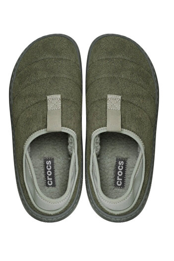Crocs Moc clasic unisex din piele intoarsa gri galactic